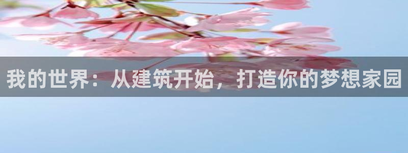 富联娱乐注册入判官333OO：我的世界：从建筑开始，打造你的梦想家园