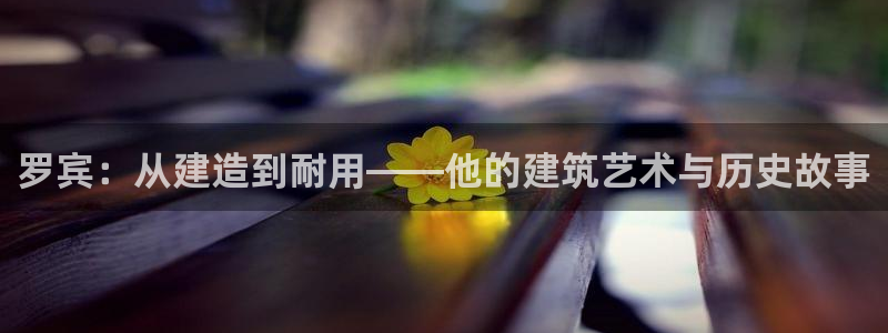 富联娱乐app更新不了：罗宾：从建造到耐用——他的建筑艺术与历史故事