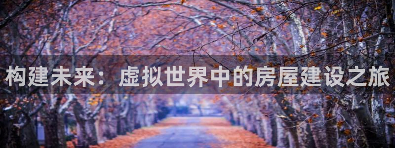 富联娱乐登录测速在哪：构建未来：虚拟世界中的房屋建设之旅