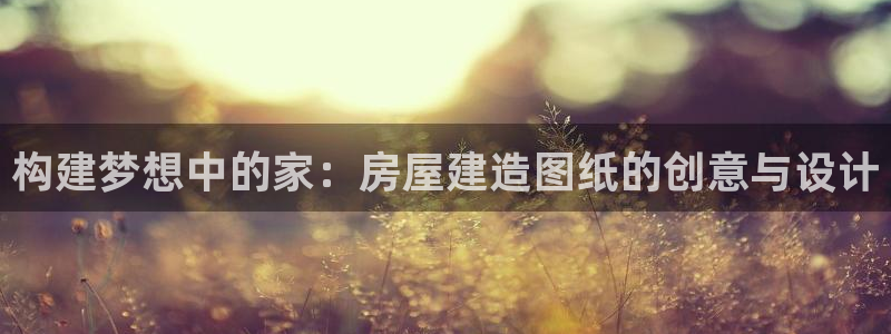 富联娱乐凡六七五一38：构建梦想中的家：房屋建造图纸的创意与设计