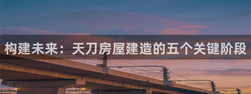 富联娱乐平台是什么平台：构建未来：天刀房屋建造的五个关键阶段