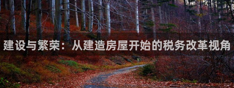 富联娱乐首页网站：建设与繁荣：从建造房屋开始的税务改革视角