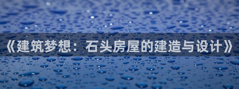 富联娱乐客户端：《建筑梦想：石头房屋的建造与设计》