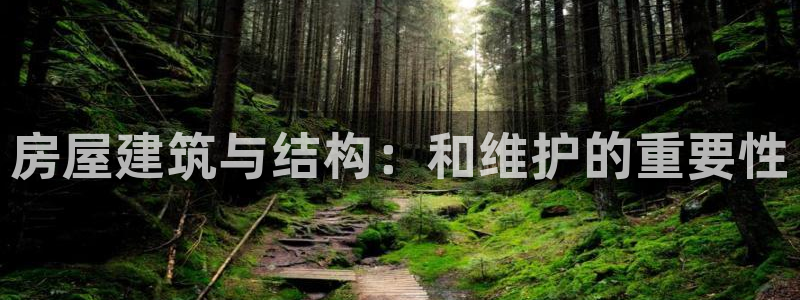 富联娱乐元哥简介图片：房屋建筑与结构：和维护的重要性