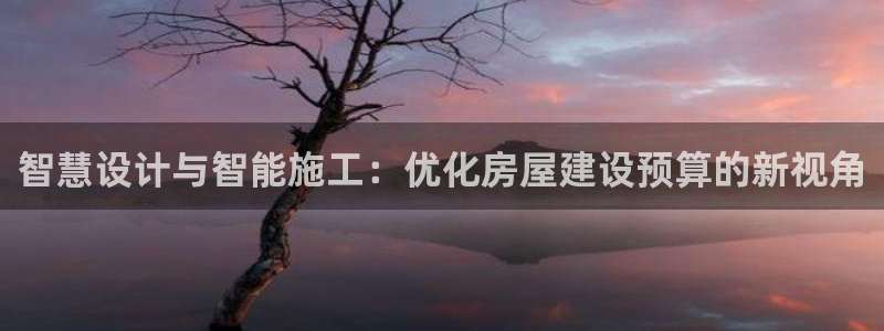 富联娱乐成拔7276O：智慧设计与智能施工：优化房屋建设预算的新视角